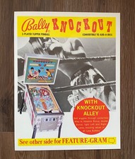 Bally Knockout / Flyer /