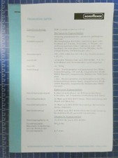 Nordmende Technische Daten