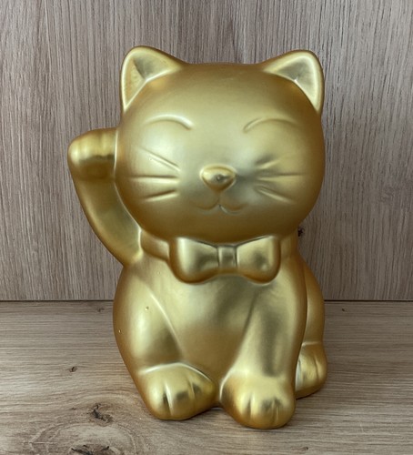 Spardose katze mit schleife - katze,
