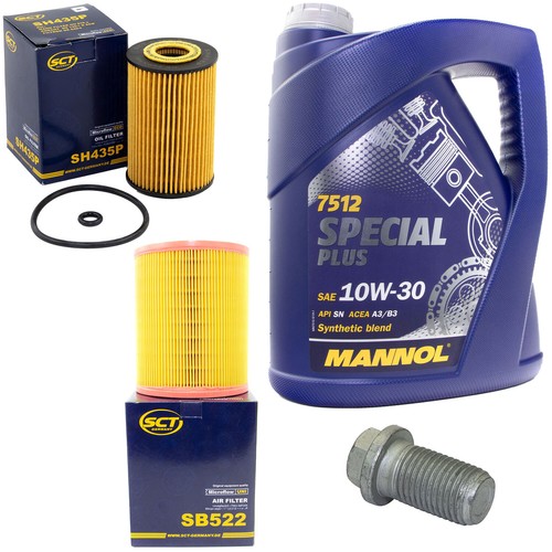 Motoröl filter set 10w30 - motoröl,