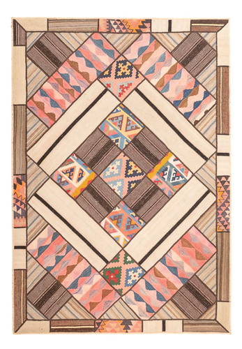 Patchwork teppich handgewebt - patchwork,
