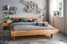 Balkenbett Massivholz Bett