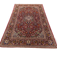 schöner Perserteppich  Handgeknüpft  Keshan 130 x 210 cm ( FRISCH GEWASCHEN )