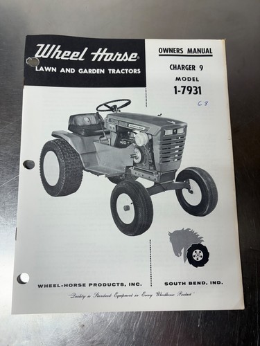 Original wheel horse charger - charger, 9
