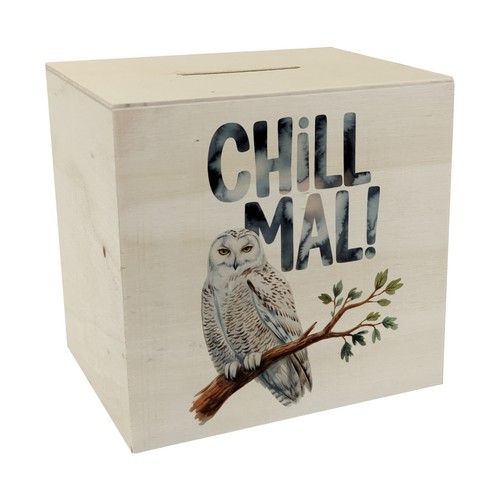 Entspannte schneeeule chill - schneeeule,