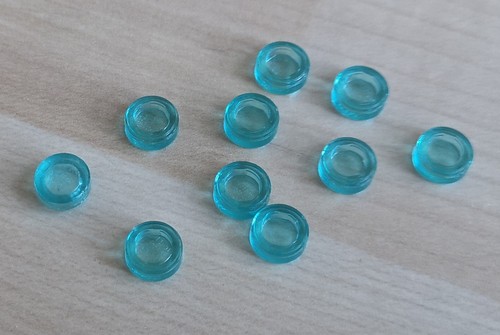 Hellblau durchsichtige lego - 10,