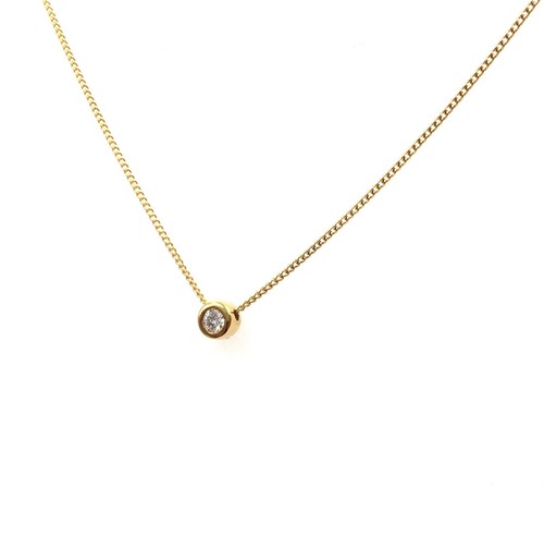 14kt gelbgold halskette 40cm - 14kt,