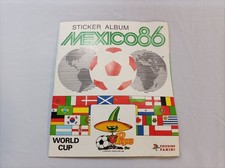 Panini Mexico 86 WM Stickeralbum mit 91 Stickern innen