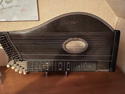 Zither mit koffer - mit, koffer,