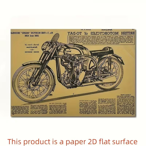 Papierdruck motorrad - papierdruck,