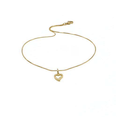 Halskette herz gold - halskette,