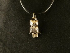 Eule Anhänger mit Kette 24