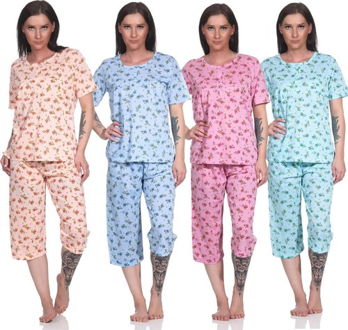 Damen pyjama teiliger - pyjama, 2