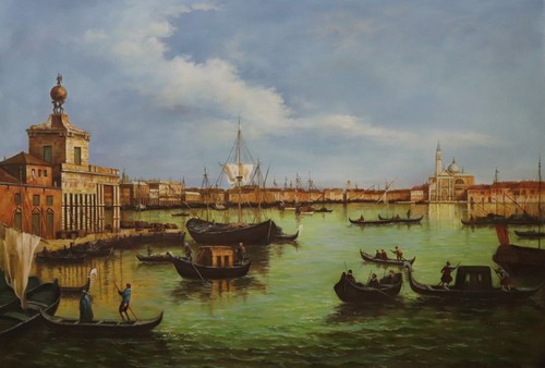 Handgemalt ölgemälde 60x90 - Ölgemälde,
