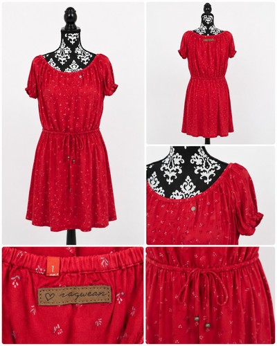 Regwear damenkleid rot l - damenkleid,