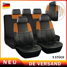 9 Stück Auto Sitzbezug PU