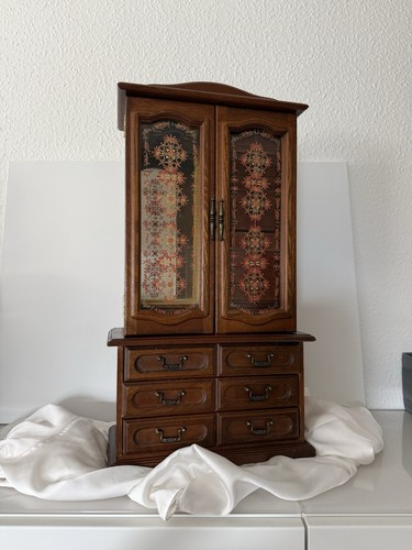 Großer holz schmuckschrank - großer,