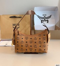 MCM Hobo Horn Tasche Gold