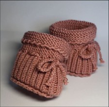Babyschuhe gestrickt gehäkelt