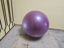 Ergonomischer Sitzball für den Schreibtisch,  Pink, 75cm, bis 120kg 