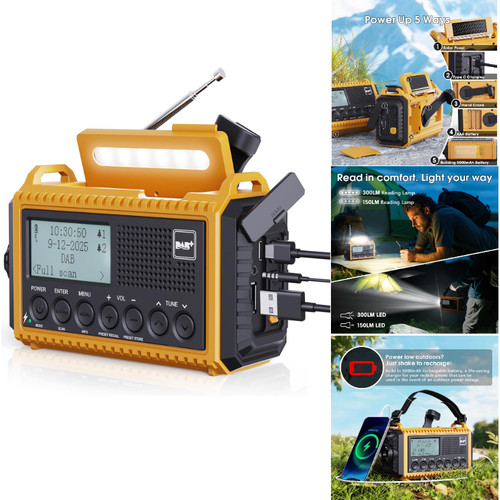 Dab digitalradio mit 5000mah - mit,