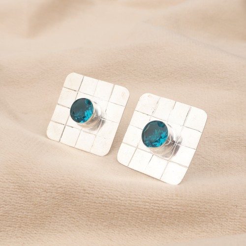 Apatit edelstein ohrstecker - edelstein,