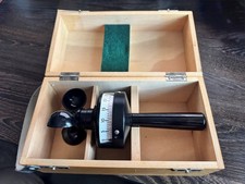 Wilh. Lambrecht Windmesser/Anemometer mit Holzkiste ANZEIGE BEAUFORT U. M/S