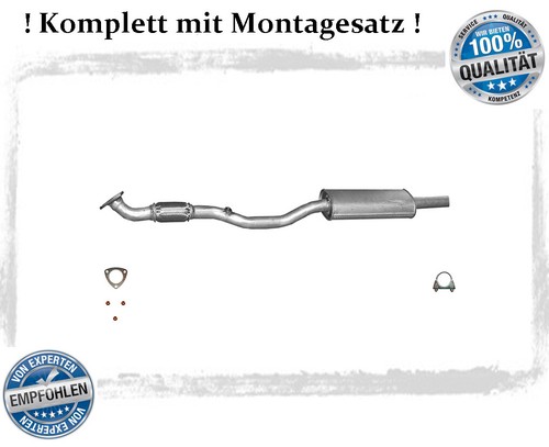 Mittelschalldämpfer für opel - mittelschalldämpfer,
