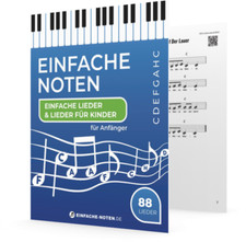 E-BOOK Einfache Noten. Lieder