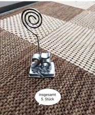 25 jährige silberner Hochzeit Geburtstag 5 Stück  Platzkartenhalter Namenkarte