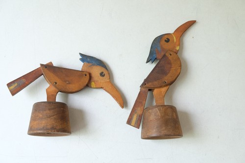 Vintage handgemacht holz - handgemacht, vogel