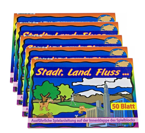 Spielblock stadt land - 5,