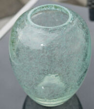 WMF GLAS VASE - WALTER DEXEL EI - SCHÖNE FARBE - BAUHAUS ÄRA - 18 CM