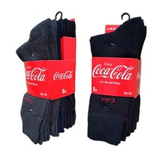 Coca Cola - 8/16/24/32 Paar Herren Business Socken in 4x Farben in 39-42 / 43-46