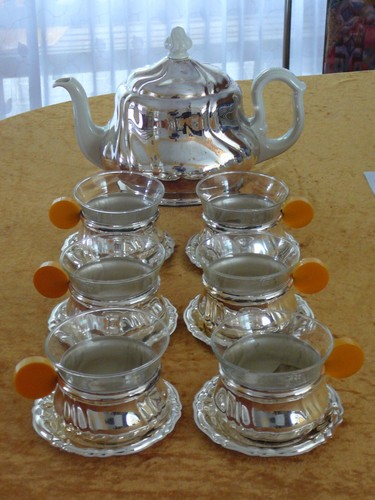 Art deco teekanne - art,