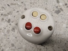 Serienschalter Lichtschalter Porzellan antik