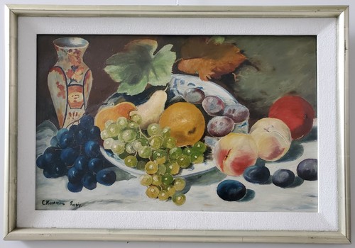 Gemälde öl stillleben obst - Öl,