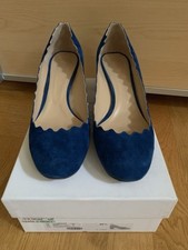 Chloé Lauren Pumps Gr.40,5 Blau Leder Chloe Damenschuhe