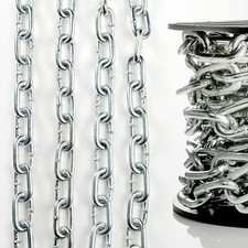 Kette Stahlkette verzinkt Eisenkette Glieder kurzglied langglied Rundstahlkette