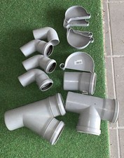 Rohrverbinder Plastik grau 