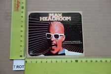 Alter Aufkleber Musik Music Disco Band Gruppe MAX HEADROOM Zwanzig Minuten RCA