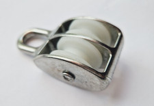 CONNEX Blockrolle Ø30 mm Doppelt Doppelseilrolle für Seil Ø 8 mm DY270525