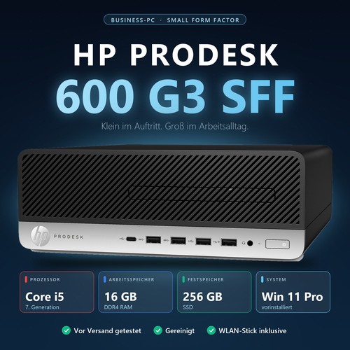 Prodesk 600 sff pc - hp, g3
