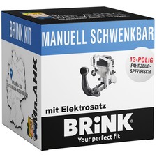 Brink Anhängerkupplung schwenkbar für VW Tiguan I 07-16 + 13pol spezifisch