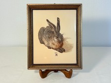 Rosenthal Porzellan Bild  Hase Albrecht Dürer - 27,5 x 23 cm - Vintage - TOP