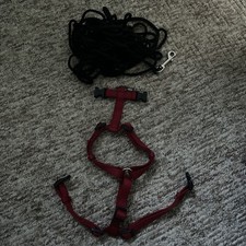 Hunde Geschirr Rot XS/S Rot Mit Langer Leine