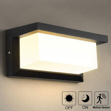 18W LED Außenleuchte mit Bewegungsmelder Wandleuchte Schwarz Sensor Außenlampe