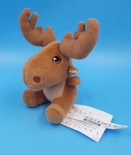 IKEA Elch ALLEBY Mini ca. 16 cm braun Stofftier Stoffelch Kuscheltier Plüsch
