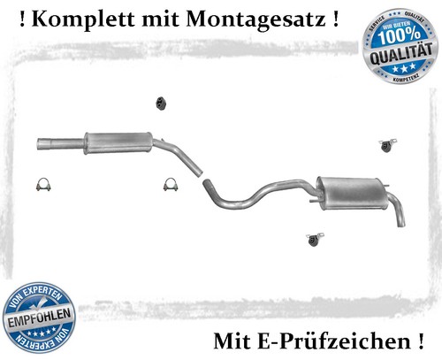 Auspuffanlage für polo 6n - auspuffanlage, vw