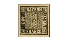 Faksimile Bayern Schwarzer Einser